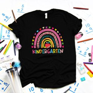 Kindergarten Rainbow Girls Boys Teacher Team Kindergarten Squad T Shirt 5