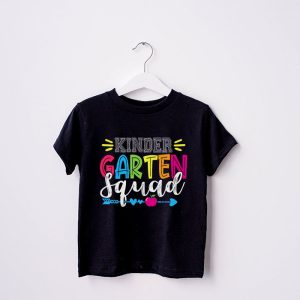 Kindergarten Squad First Teacher Student Team Back To School T Shirt 3