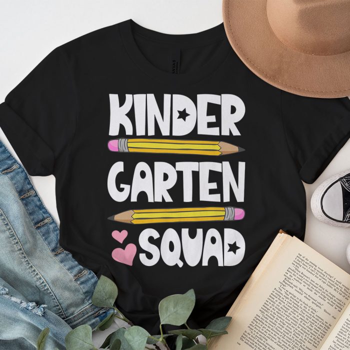 Kindergarten Squad First Teacher Student Team Back To School T Shirt b 2