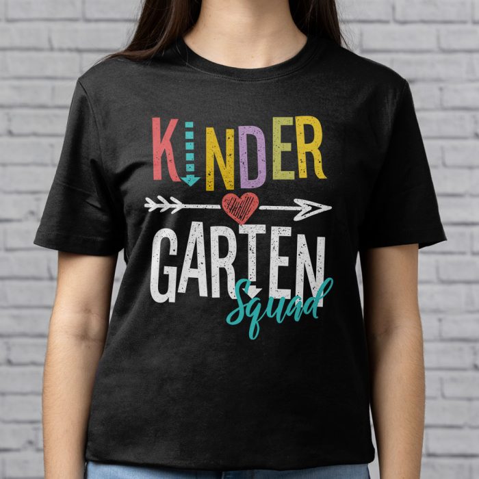 Kindergarten Squad First Teacher Student Team Back To School T Shirt c 4