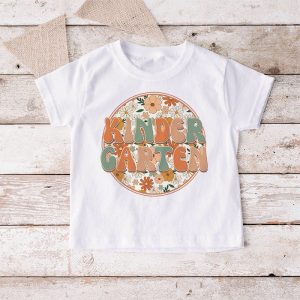 Kindergarten Teachers Kindergarten Leopard Retro Groovy Flowers T Shirt 7 1