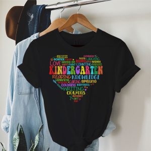 Kindergarten Teachers Typography Back To School Student Kids T-Shirt