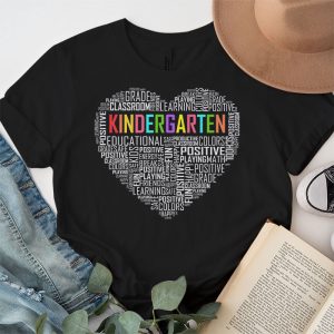 Kindergarten Teachers Typography Back To School Student Kids T Shirt 3 1