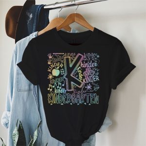 Kindergarten Teachers Typography Back To School Student Kids T-Shirt