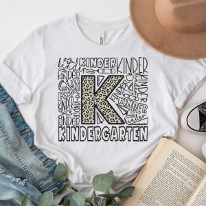 Kindergarten Teachers Typography Back To School Student Kids T Shirt 5 5