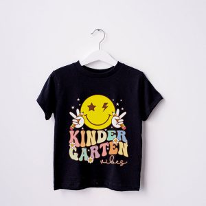 Kindergarten Vibes Kindergarten Team Retro 1st Day Of School T Shirt 4 3