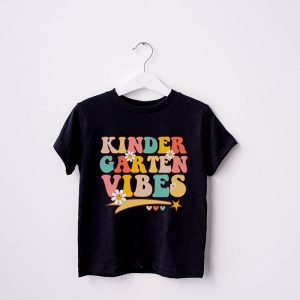 Kindergarten Vibes Kindergarten Team Retro 1st Day Of School T Shirt 4