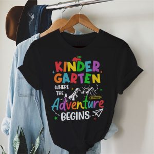 Kindergarten Where The Adventure Begins Back To School Teacher Kids T Shirt 1 1
