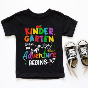 Kindergarten Where The Adventure Begins Back To School Teacher Kids T Shirt 7 1