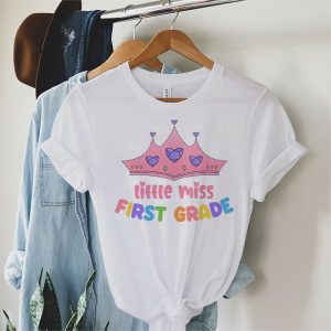 Little Miss 1st Grade Shirt Back To School 1st Grade Girls T Shirt 2 1