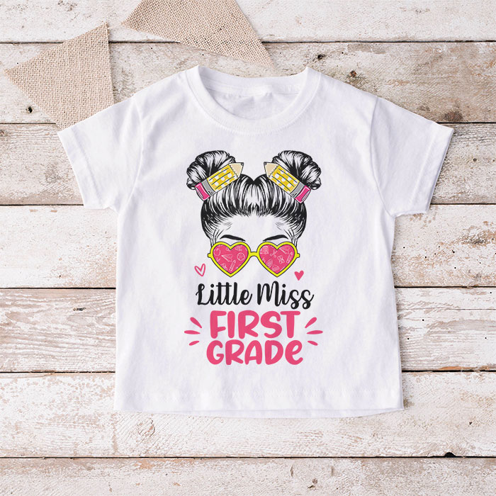 Little-Miss-First-Grade-Girls-Back-To-School-Shirt-Daughter-T-Shirt-4 Little Miss First Grade Girls Back To School Shirt Daughter T Shirt 4