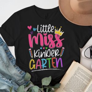 Little Miss Kindergarten Shirt Back To School Kinder Girls T Shirt 2