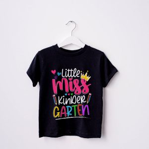 Little Miss Kindergarten Shirt Back To School Kinder Girls T Shirt 4