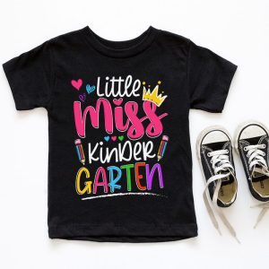 Little Miss Kindergarten Shirt Back To School Kinder Girls T Shirt 5