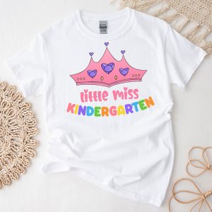 Little Miss Kindergarten Shirt Back To School Kinder Girls T-Shirt