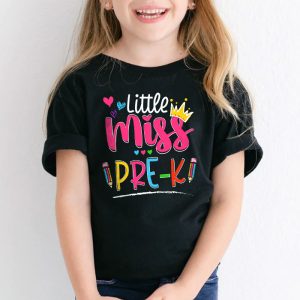 Little Miss Preschool Shirt Back To School Preschool Girls T Shirt 1