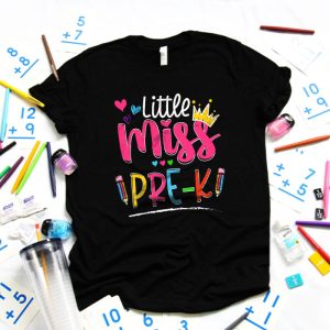 Little Miss Preschool Shirt Back To School Preschool Girls T Shirt 3