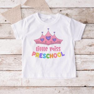 Little Miss Preschool Shirt Back To School Preschool Girls T Shirt 5 1