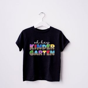 Oh Hey Kindergarten Back to School Student Kindergarten Teacher T Shirt 5