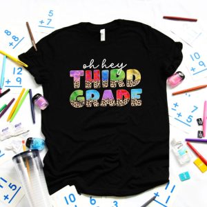 Oh Hey Third Grade Back to School Student 3rd Grade Teacher T Shirt 4
