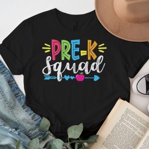 PRE K Squad First Teacher Student Team Back To School T Shirt 2