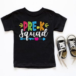 PRE K Squad First Teacher Student Team Back To School T Shirt 5