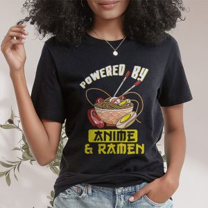 Powered By Ramen Japanese Love Anime Noodles Mens Women Kids T-Shirt 2