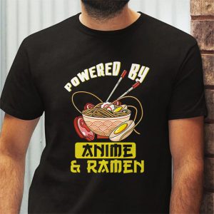 Powered By Ramen Japanese Love Anime Noodles Mens Women Kids T Shirt 2 4