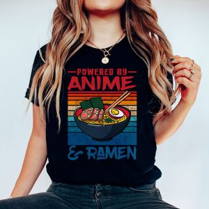 Powered By Ramen Japanese Love Anime Noodles Mens Women Kids T Shirt 3 3