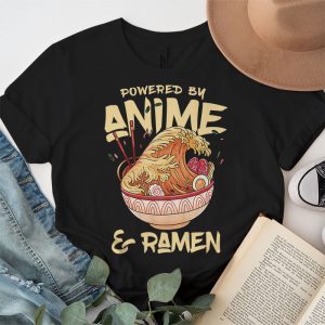 Powered By Ramen Japanese Love Anime Noodles Mens Women Kids T Shirt 4 3