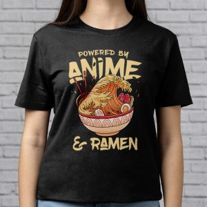 Powered By Ramen Japanese Love Anime Noodles Mens Women Kids T Shirt 4 4