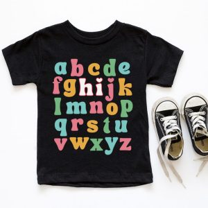 Pre K Kindergarten Hi Alphabet Back To School Teachers Kids T Shirt 1 6