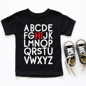 Pre K Kindergarten Hi Alphabet Back To School Teachers Kids T Shirt 2 7