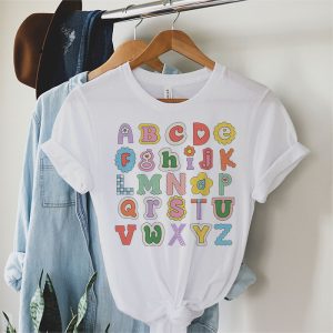 Pre K Kindergarten Hi Alphabet Back To School Teachers Kids T Shirt 3 2