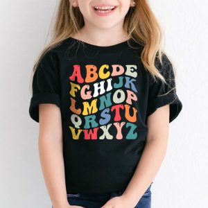 Pre K Kindergarten Hi Alphabet Back To School Teachers Kids T Shirt 4 3