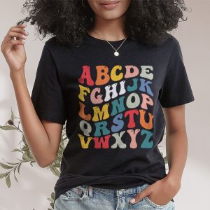 Pre K Kindergarten Hi Alphabet Back To School Teachers Kids T-Shirt 4