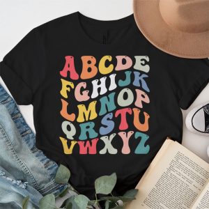 Pre K Kindergarten Hi Alphabet Back To School Teachers Kids T Shirt 4 4