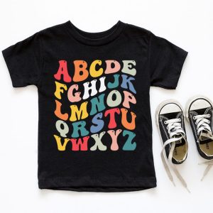Pre K Kindergarten Hi Alphabet Back To School Teachers Kids T Shirt 4 6