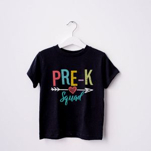 Pre k Squad First Teacher Student Team Back To School T Shirt c 3