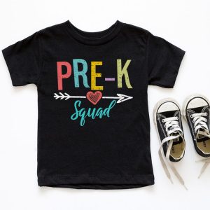 Pre k Squad First Teacher Student Team Back To School T Shirt c 5