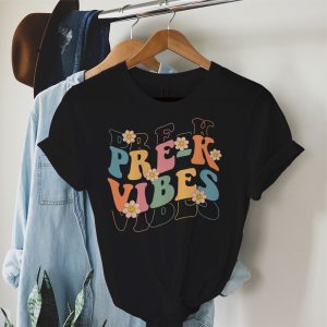 Preschool Grade Vibes - Preschool Team Retro 1st Day Of School T-Shirt