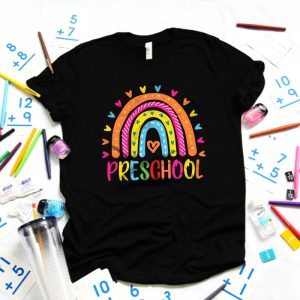 Preschool Rainbow Girls Boys Teacher Team Preschool Squad T Shirt 5 1