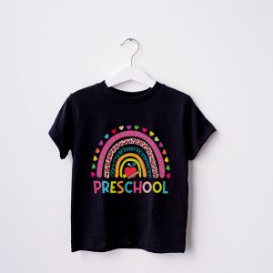 Preschool Rainbow Girls Boys Teacher Team Preschool Squad T Shirt 6