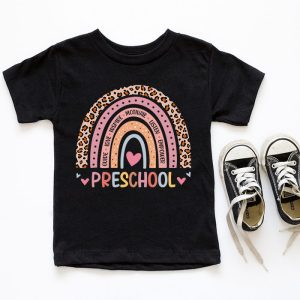 Preschool Rainbow Girls Boys Teacher Team Preschool Squad T Shirt 7 3