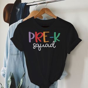 Preschool Squad First Teacher Student Team Back To School T-Shirt a