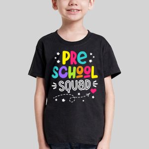 Preschool Squad Teacher Student Team Back To School T Shirt 2 2