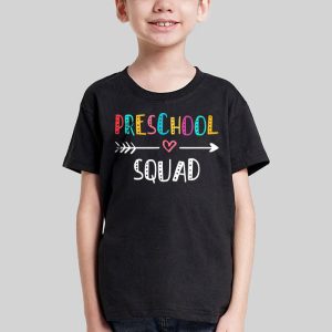 Preschool Squad Teacher Student Team Back To School T Shirt 2