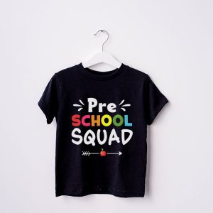 Preschool Squad Teacher Student Team Back To School T Shirt 5 1