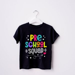 Preschool Squad Teacher Student Team Back To School T Shirt 5 2