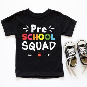 Preschool Squad Teacher Student Team Back To School T Shirt 6 1